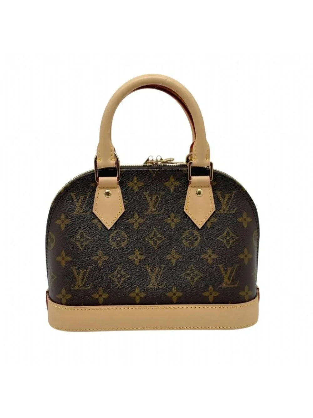 Louis Vuitton Alma BB Monogram Shoulder Bag Canvas